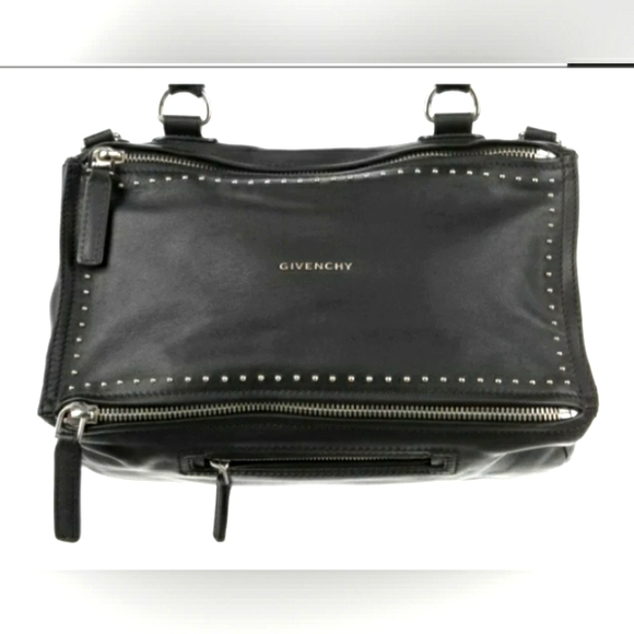 GIVENCHY PANDORA STUDDED LEATHER SHOULDER BAG EUC - Picture 1 of 16